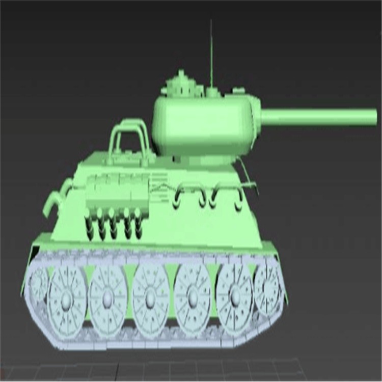 沙依巴克充气军用坦克模型